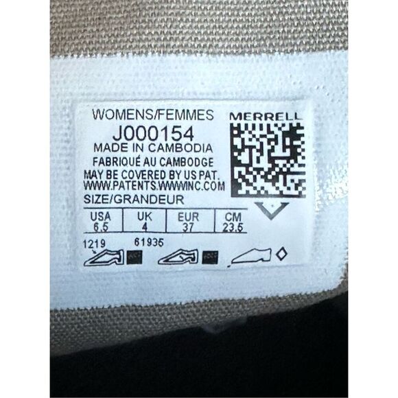 Merrell Gridway Canvas Sneakers Women’s Size 6.5 - Picture 9 of 10